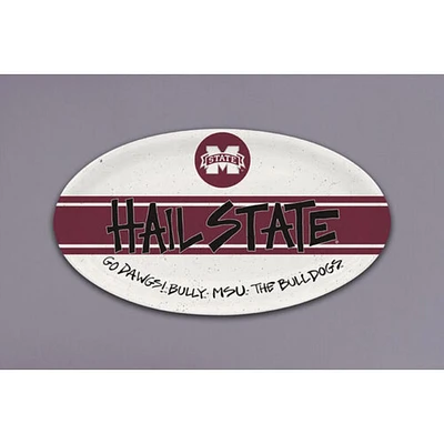 Mississippi State Magnolia Lane Oval Melamine Platter