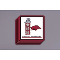 Arkansas Magnolia Lane 4-Pack Icon Coaster Set
