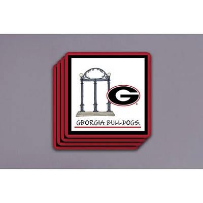 Georgia Magnolia Lane 4-Pack Icon Coaster Set