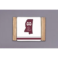 Mississippi State Magnolia Lane 4-Pack Stripe Coaster Set