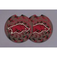 Arkansas Magnolia Lane 2-Pack Tie Dye Car Coasters