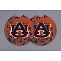 Auburn Magnolia Lane 2-Pack Tie Dye Car Coasters
