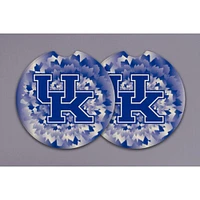Kentucky Magnolia Lane 2-Pack Tie Dye Car Coasters
