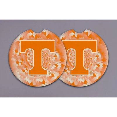 Tennessee Magnolia Lane 2-Pack Tie Dye Car Coasters