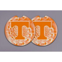 Tennessee Magnolia Lane 2-Pack Tie Dye Car Coasters