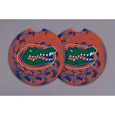 Florida Magnolia Lane 2-Pack Tie Dye Car Coasters