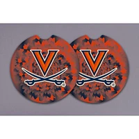 Virginia Magnolia Lane 2-Pack Tie Dye Car Coasters