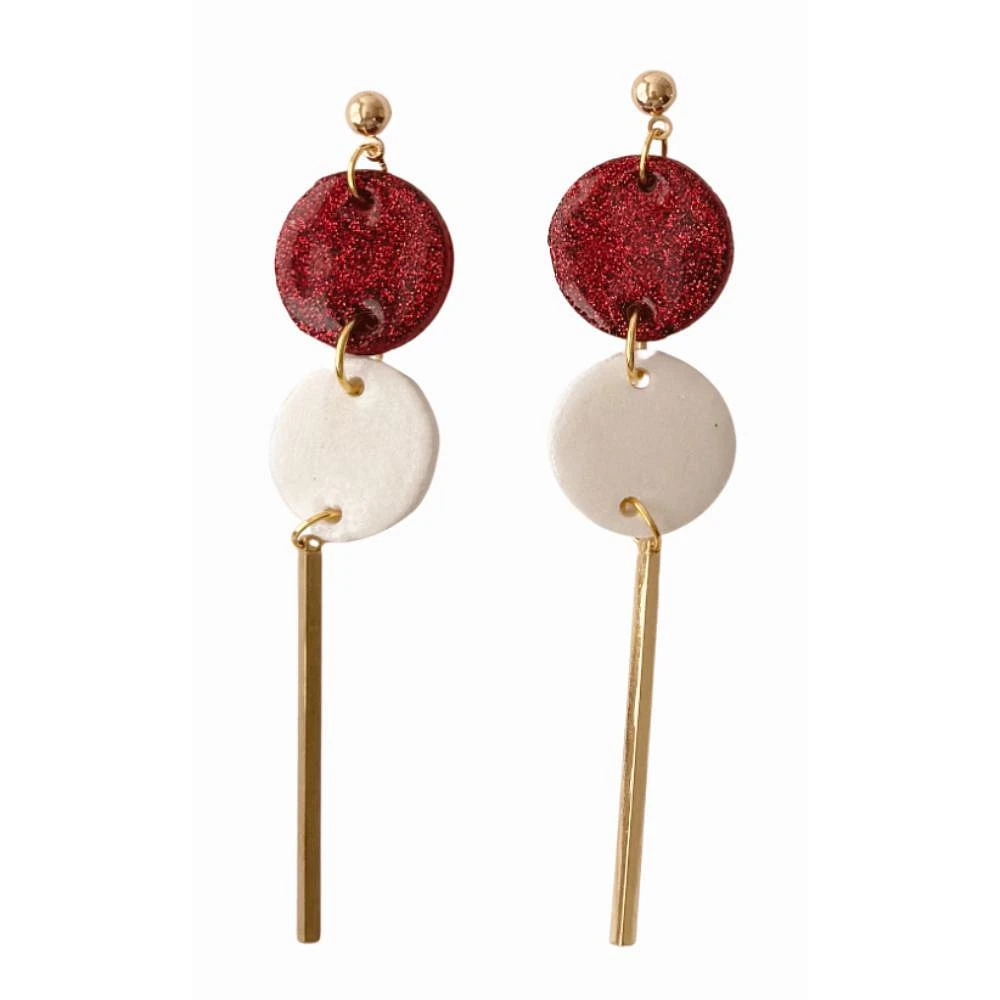 Crimson Sweet Tree Jewelry Kenzie Glitter Earrings