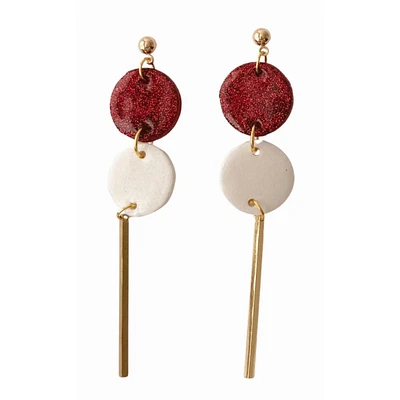 Crimson Sweet Tree Jewelry Kenzie Glitter Earrings