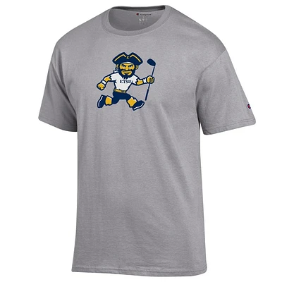 ETSU Champion Giant Running Bucky Golf Logo Tee