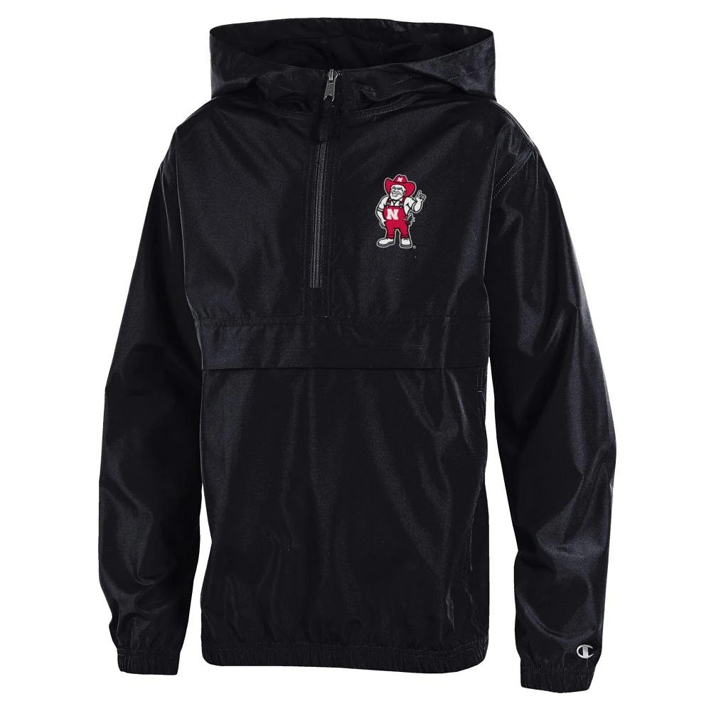 Nebraska Champion YOUTH Packable Jacket