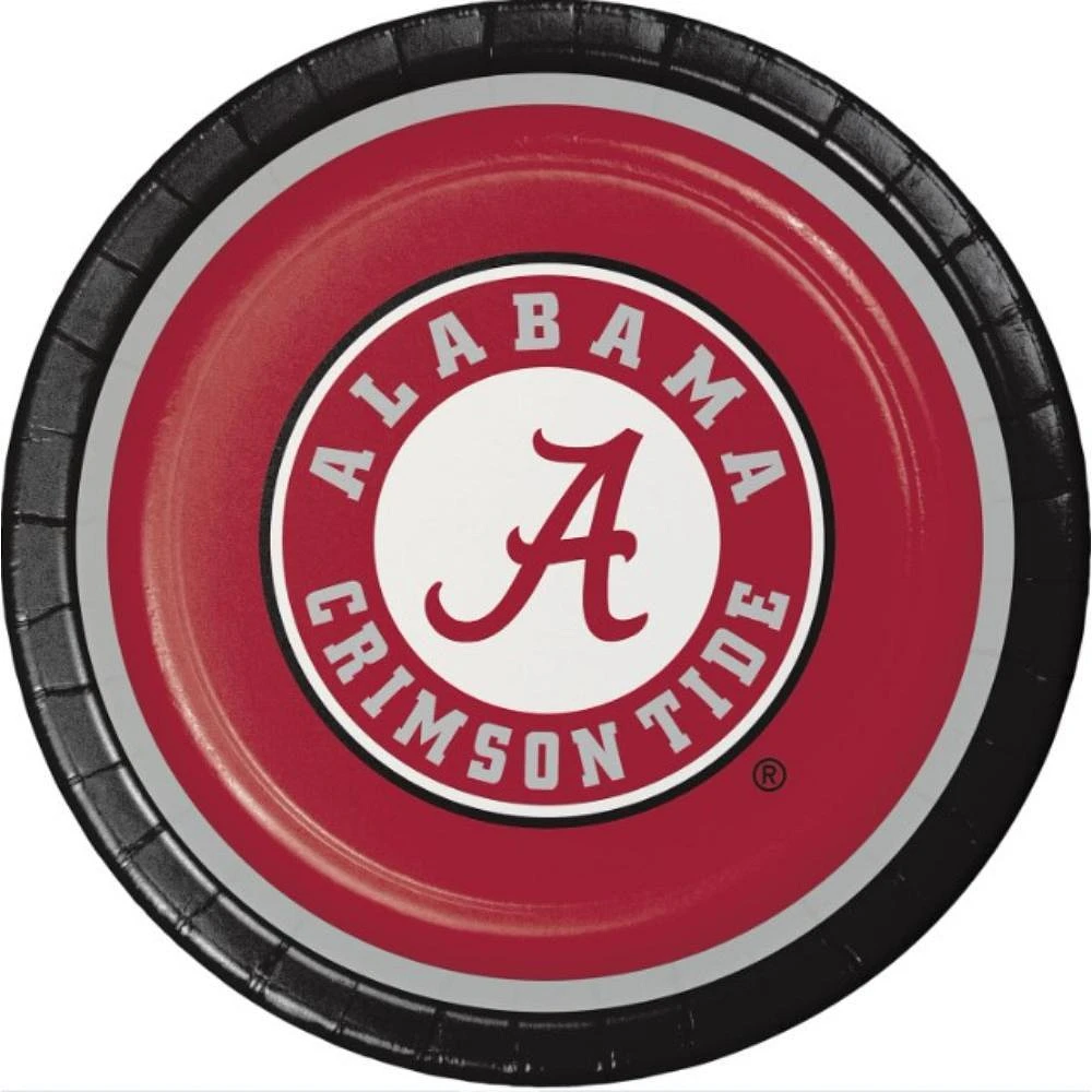 Alabama 8-Count Paper Plates