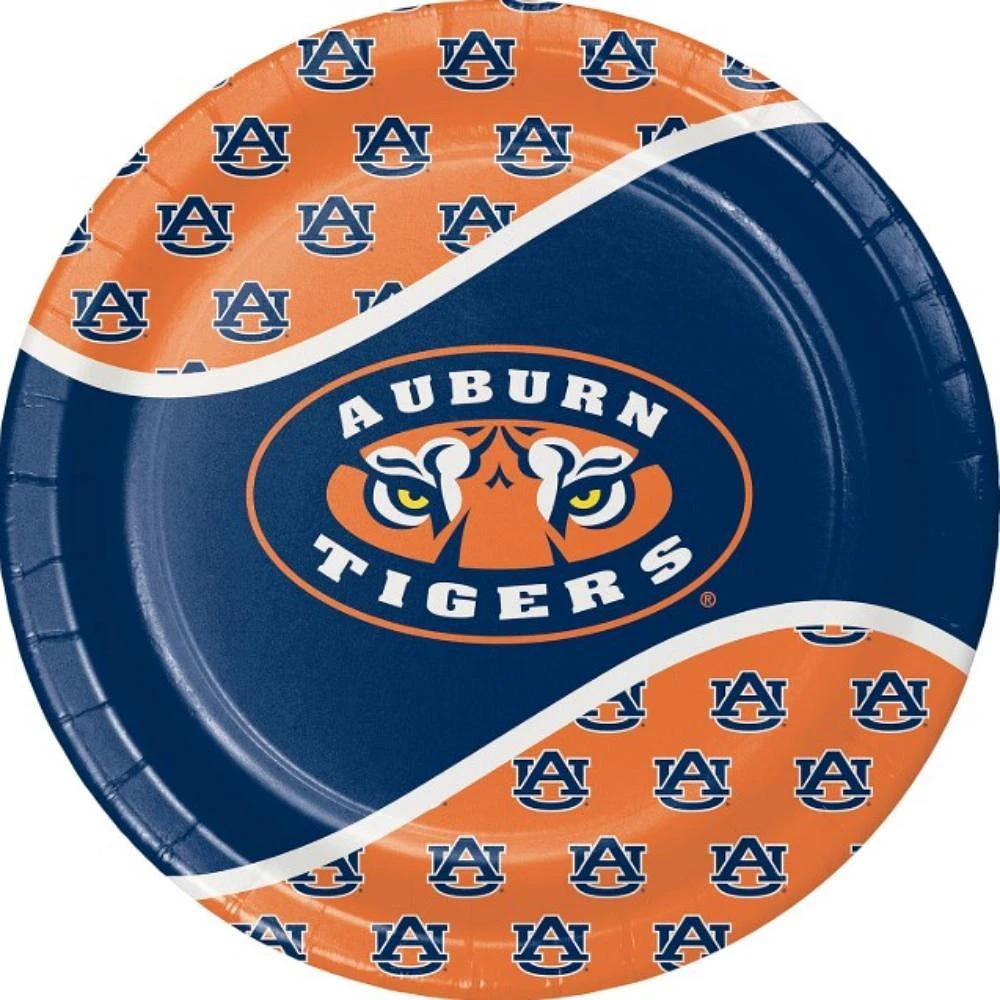 Auburn 8-Count Paper Plates
