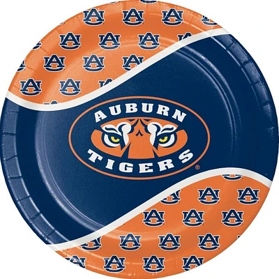 Auburn 8-Count Paper Plates