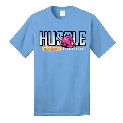Tennessee Lady Vols Hustle Pink Hard Hat Basketball Tee