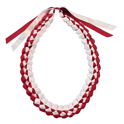 Cardinal and White Lei
