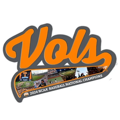 Tennessee 24 X 16 Inch 2024 NCAA Baseball Champions Acrylic Wall Art