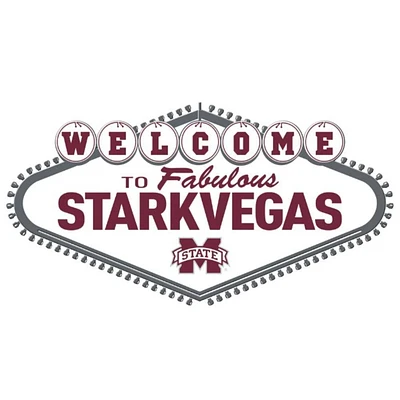 Mississippi State 24 X 16 Inch Starkvegas Acrylic Wall Art