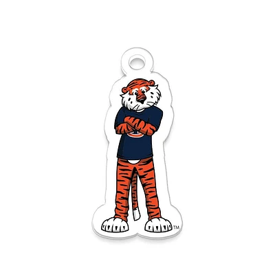 Auburn Aubie Acrylic Bag Tag