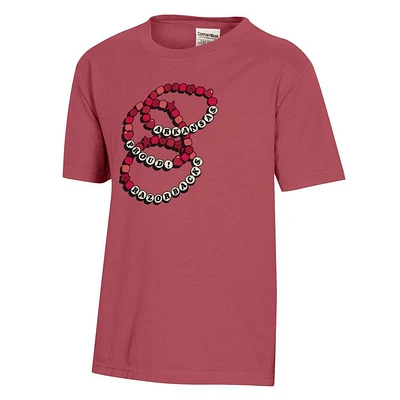 Arkansas YOUTH Friendship Bracelet Comfort Wash Tee