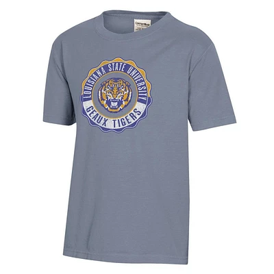 LSU YOUTH Vault Mascot Seal Comfort Wash Tee