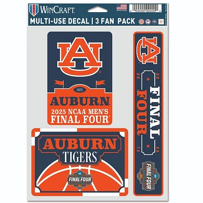 Auburn 2025 Men's Final Four Participant Fan Decals 3 Pack
