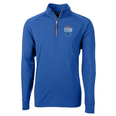 Florida Cutter and Buck 2025 Men's Final Four Ecopique Adapt 1/2 Zip Pullover