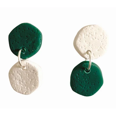 and Sweet Tree Jewelry Laine Mismatched Circle Earrings