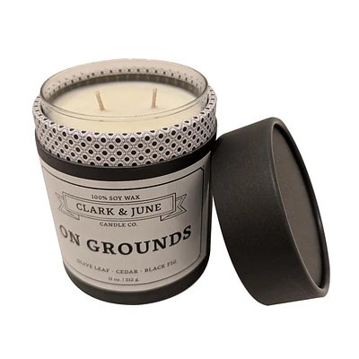 Clark & June Virginia 11 Oz Soy Candle - Rocks Glass
