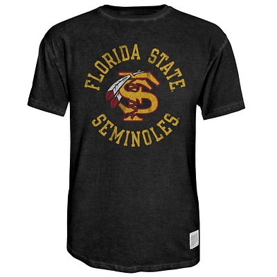 Florida State Retro Brand Arch Mascot Oil Wash Tee