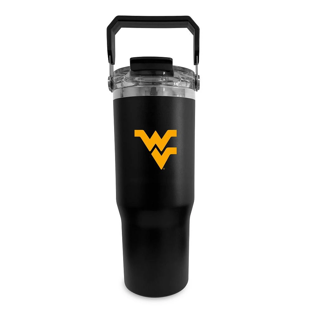 West Virginia 32 Oz Bucket Handle Tumbler