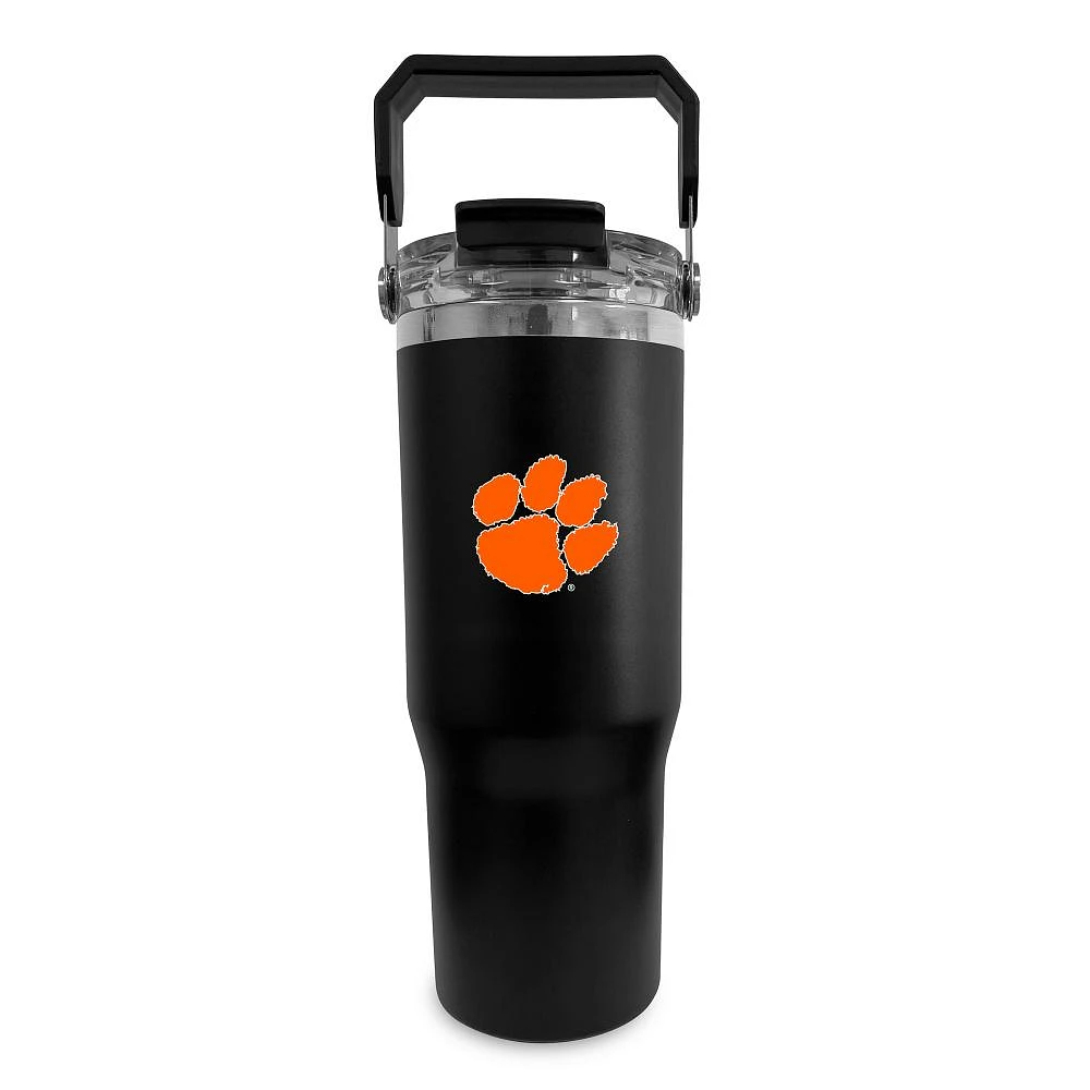 Clemson 32 Oz Bucket Handle Tumbler