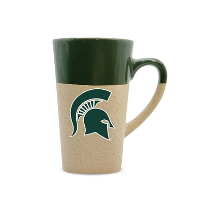 Michigan State 16 Oz Stone/Glaze Finished Mug