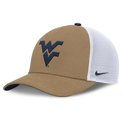 West Virginia Nike Rise Academic Structured Trucker Cap