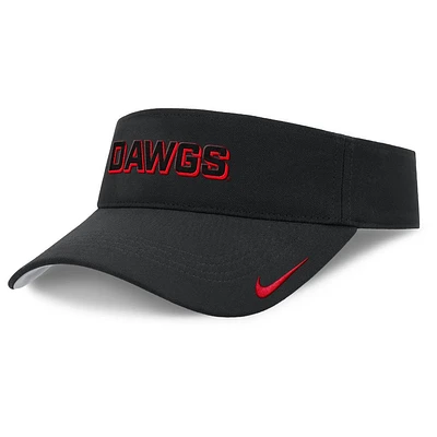 Georgia Nike Ace Practice Visor
