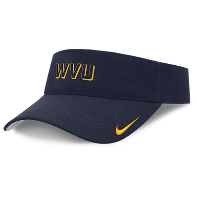 West Virginia Nike Ace Practice Visor