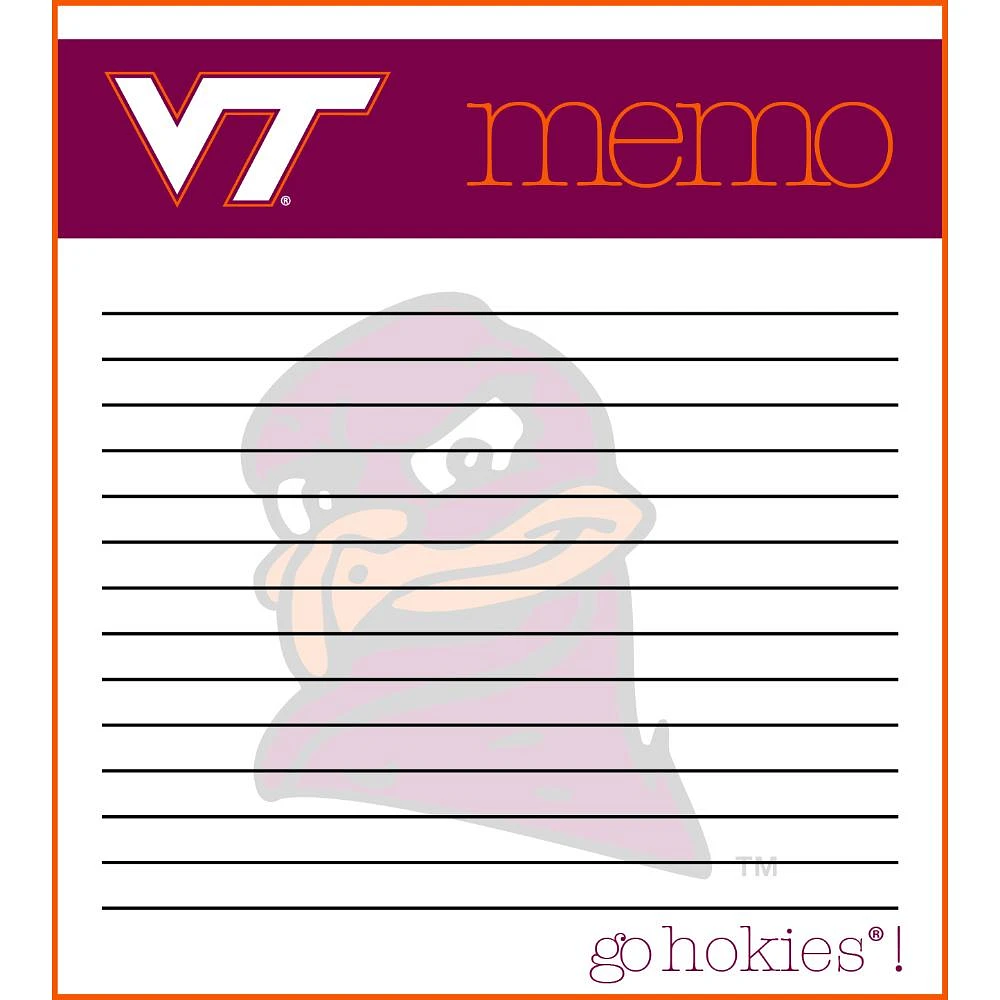 Virginia Tech Small Memo Pad 2-Pack