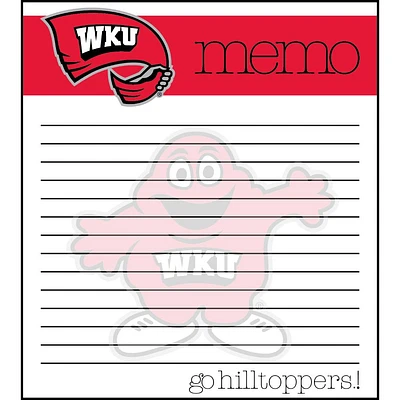 Western Kentucky Small Memo Pad 2-Pack
