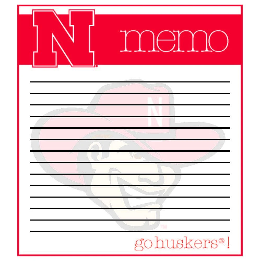 Nebraska Small Memo Pad 2-Pack