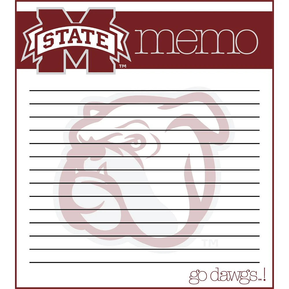 Mississippi State Small Memo Pad 2-Pack