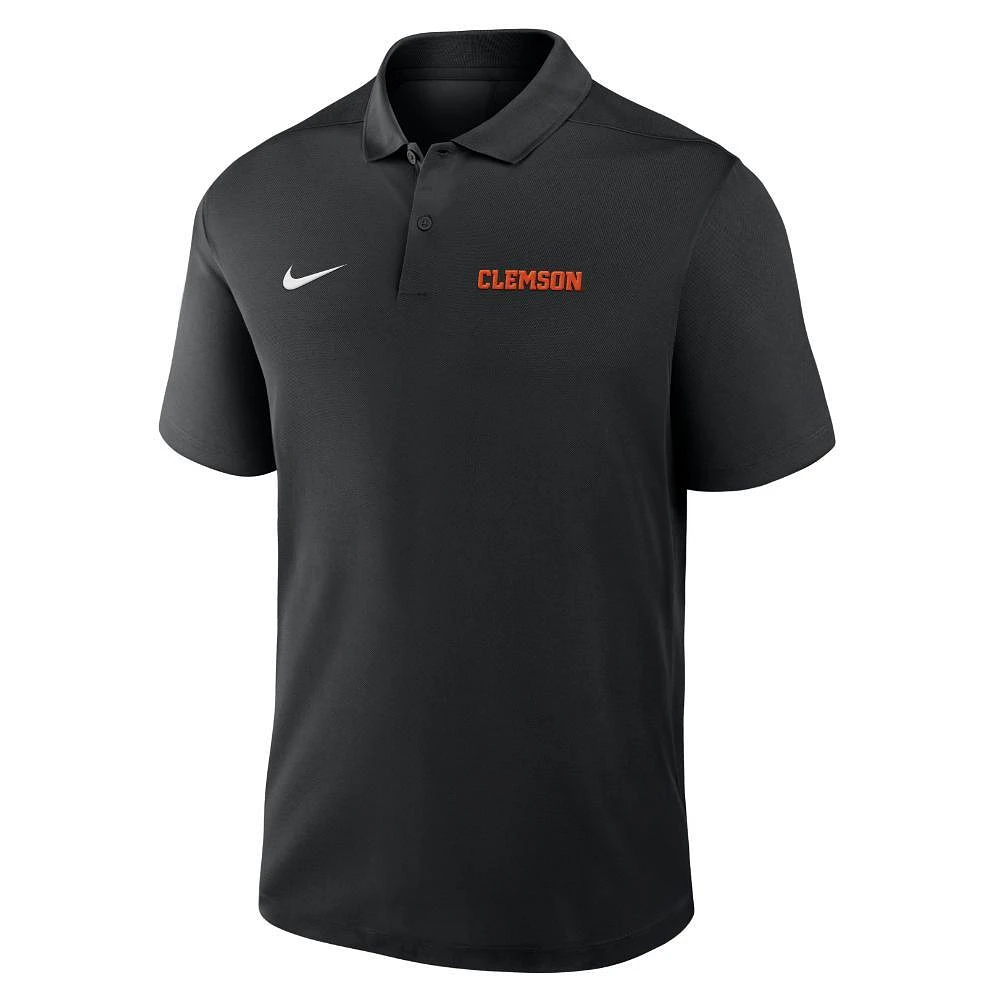 Clemson Nike Dri-Fit Victory Wordmark Polo