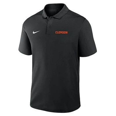 Clemson Nike Dri-Fit Victory Wordmark Polo