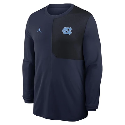 UNC Jordan Brand Dri-Fit UV Coach Long Sleeve Top