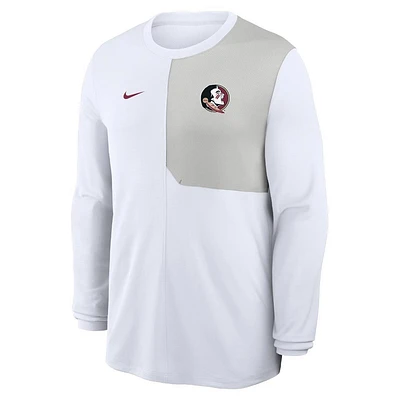 Florida State Nike Dri-Fit UV Coach Long Sleeve Top