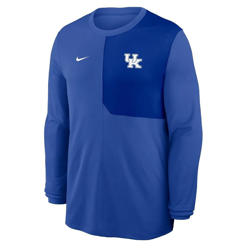 Kentucky Nike Dri-Fit UV Coach Long Sleeve Top