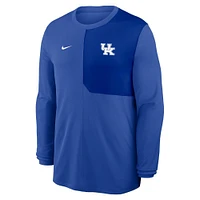 Kentucky Nike Dri-Fit UV Coach Long Sleeve Top