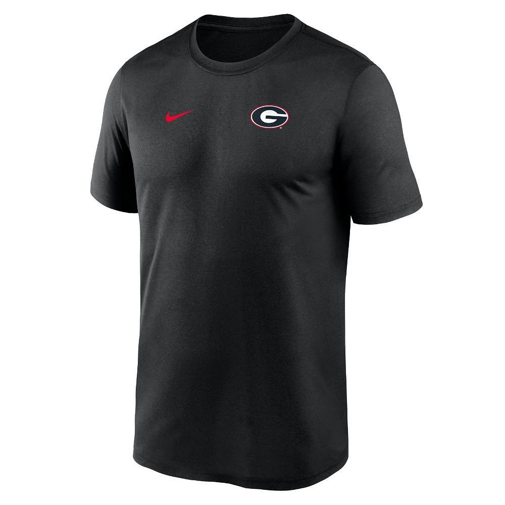 Georgia Nike Dri-Fit Legend Small Logo Tee