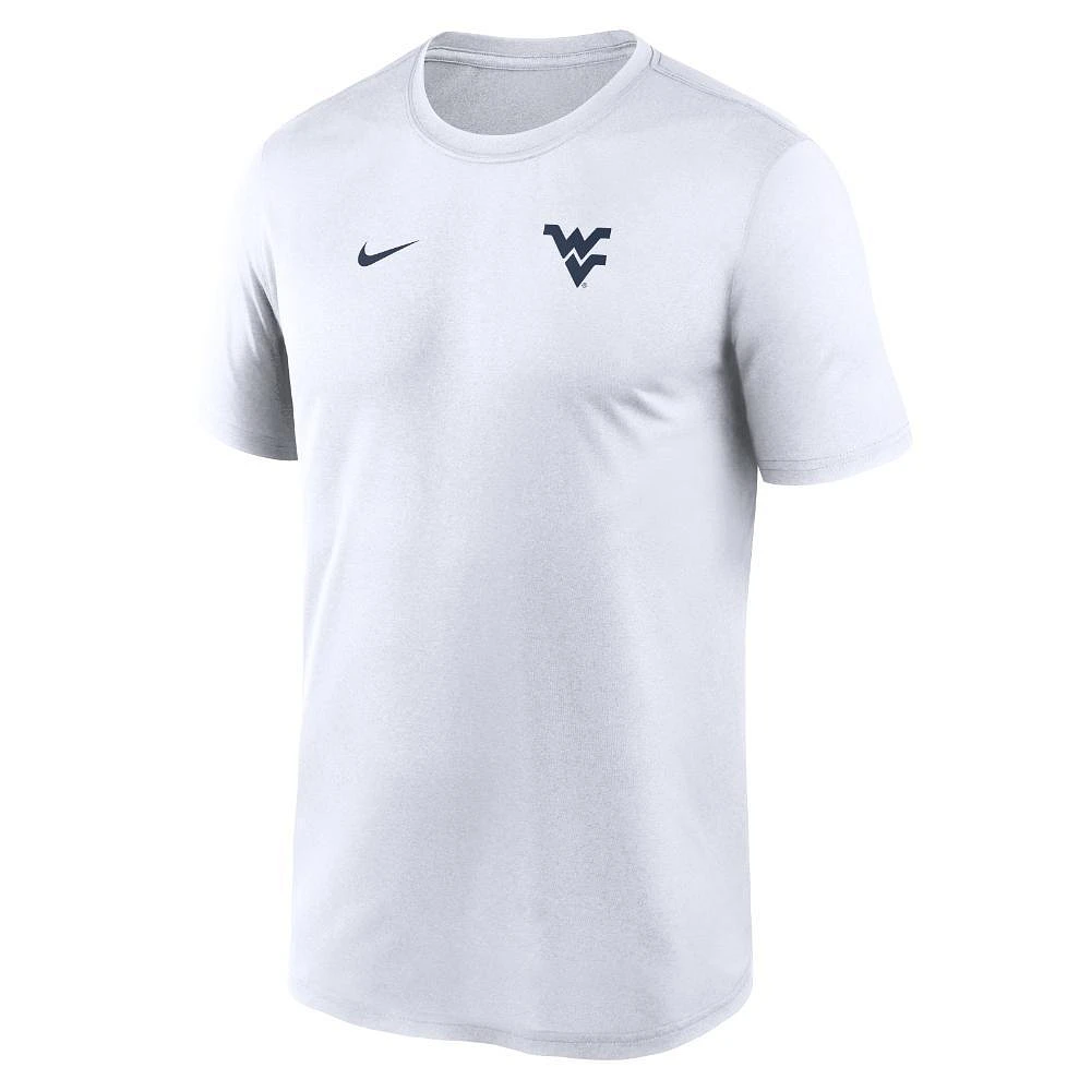 West Virginia Nike Dri-Fit Legend Small Logo Tee