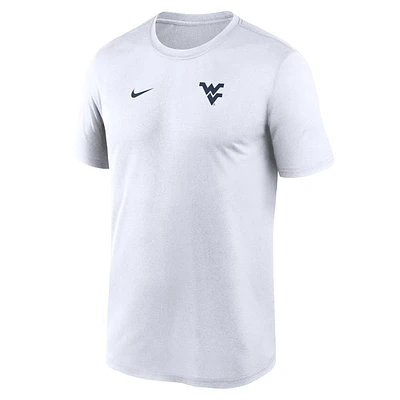 West Virginia Nike Dri-Fit Legend Small Logo Tee