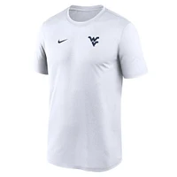West Virginia Nike Dri-Fit Legend Small Logo Tee